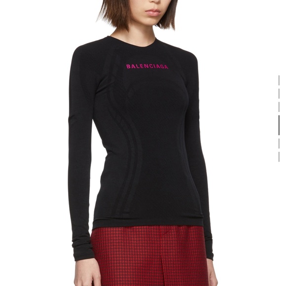 Balenciaga athletic long sleeve  t shirt . Size small - Picture 2 of 7